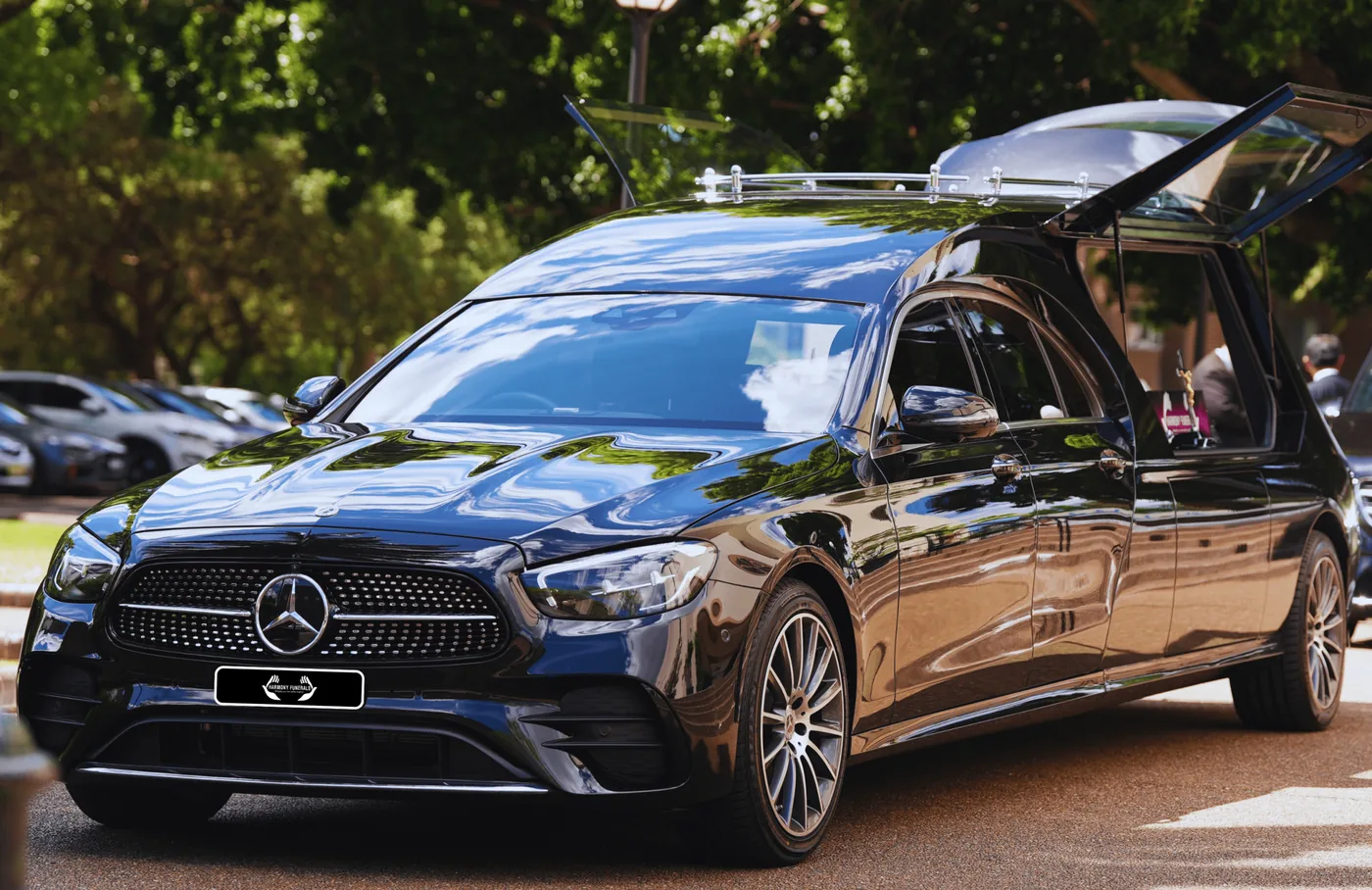 Mercedes-Benz E350 hearse